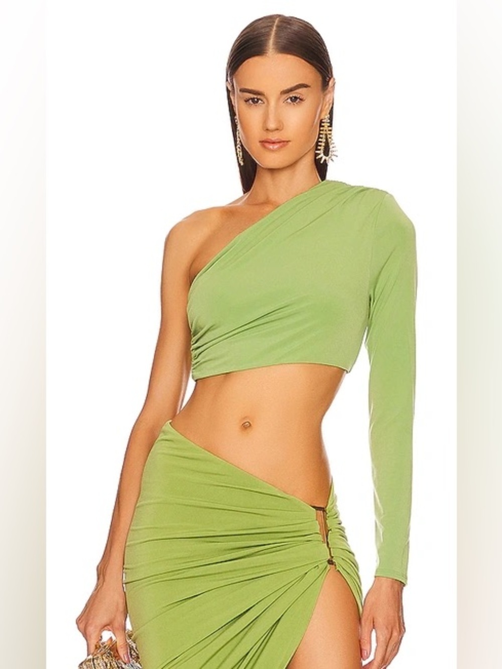 MICHAEL COSTELLO X Revolve Marvin Top In Green Size XS